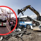 El proceso de chatarrización se lleva a cabo en las cocheras de la Empresa de Pasajeros, en el sur de la capital.