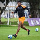 Michael Estrada durante los trabajos de pretemporada de Liga de Quito.