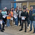 Los jóvenes ya están trabajando en Santa Elena.