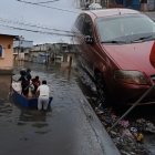 Estas imágenes captan el impacto de la lluvia que cayó el 17 de enero en Guayaquil.