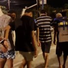 Los cuatro adolescentes que fueron capturados por la Policía.