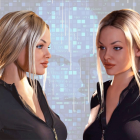 Aria puede personalizarse. Puedes pedir el color de piel, ojos, cabello... ya también puedes pedirlo masculino.