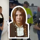 Leidy Restrepo, pareja de Junior Roldán capturada en Medellín, Colombia.