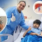 El doctor Gonzalo Benalcázar y su madre, Berta Ortega, fueron esenciales para la recuperación de Pablo.