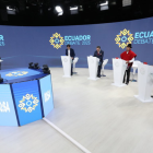 El debate presidencial de Ecuador se desarrolló el domingo 19 de enero.