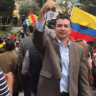 El capitán Edwin Ortega, de la Armada del Ecuador.