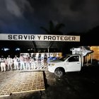 Los paquetes estaban en el interior de un carro, escondidos ingeniosamente.