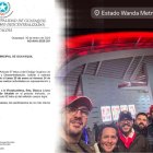 Aquiles Álvarez habría asistido al partido de Atlético de Madrid.