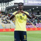 Allen Obando marcó uno de los tanto del triunfo de Ecuador sub-20.