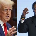 Donald Trump, Presidente de EE. UU., y Gustavo Petro, Presidente de Colombia.