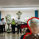 Allegados se despidieron del teniente coronel Ronald Gancino en la mañana del 27 de enero.