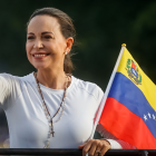 Fotografía de archivo en la que se ve a la líder de la oposición venezolana María Corina Machado.