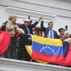 Edmundo González en compañía del Presidente de Ecuador, Daniel Noboa.