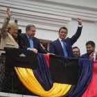 Edmundo González fue recibido por el presidente Daniel Noboa.