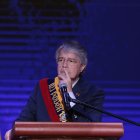 El expresidente Guillermo Lasso justificó su decisión de indultar presos durante su mandato.