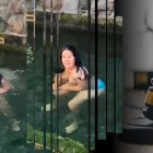 Lourdes Tibán, prefecta de Cotopaxi, se ha viralizado en redes sociales por un video en el que aparece sin cubrir su busto.