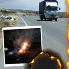 Este es el tatuaje por el cual podría identificarse al hombre quemado hallado en la vía Perimetral de la Península.