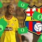 Así fue la llegada de Ronaldinho a Barcelona SC.