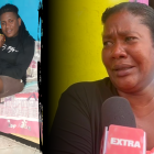 Sandra Angulo, madre y abuela de los fallecidos, pide ayuda al gobierno para traer los cuerpos.