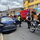 Los sospechosos iban en este vehículo marca Kía que fue alquilado en Santo Domingo de los Tsáchilas, según la Policía.