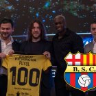 La Noche Amarilla con Carles Puyol y Felipe Caicedo.