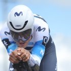 Cepeda, quiteño de 28 años de edad, hizo su debut oficial con el equipo español, proclamándose rey de la crono tricolor.