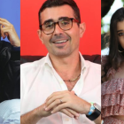 Álex Vizuete, Andrés Guschmer y Luciana Guschmer