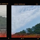 La columna de humo fue vista hasta cerca del mediodía.