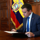 El presidente de Ecuador, Daniel Noboa.