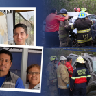 Cinco vidas se apagaron en un trágico accidente de tránsito en la vía Rocafuerte - Manta.