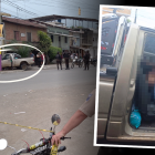 Tanto el hombre como la mujer quedaron inertes en la cabina de la camioneta.