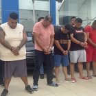 Los detenidos fueron presentados en la Policia Judicial.