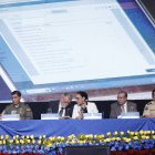 Las autoridades del Consejo Nacional Electoral. (CNE).