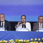 La presidenta del CNE Diana Atamaint dio detalles de la jornada electoral.