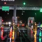 El peaje de Chongón fue cerrado temporalmente, la noche de este 11 de febrero.