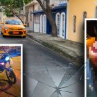 Las victimas estaban dentro de esta tricimoto.