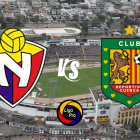 El Nacional y Deportivo Cuenca se enfrentan en la fecha 1 de la LigaPro 2025.