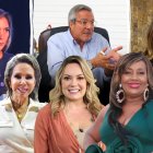 Dallyana Passailaigue, Jimmy Jairala, Cristina Reyes, Luisa Degadillo, Úrsula Strenge y Mayra 'La Bombón' Montaño