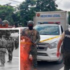 El oficial de las Fuerzas Armadas falleció en el sitio del ataque. Su cuerpo fue embarcado en el carro de Medicina Legal y llevado al Laboratorio de Criminalística.