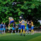 El equipo de segunda categoría de Astillero FC cuando enfrentó a Guayaquil City.