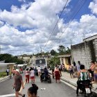 Olguita murió arrollada por un bus al bajarse.