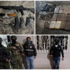 En el operativo se incautó armas y drogas.