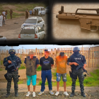 Los sospechosos se movilizaban en un vehículo e intentaron escapar, pero fueron interceptados. por los agentes.