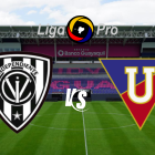 Independiente del Valle y Liga de Quito.