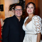 Martín Calle y Cecilia Cascante en la inauguración de su restaurante