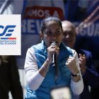 Luisa González, candidata a la Presidencia de Ecuador por el correísmo.