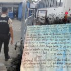 Tras atentado en la ‘Peni’ dejaron panfleto con una amenaza.