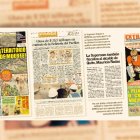 Algunas de las portadas y notas periodísticas por las que Supercom sancionó a EXTRA y EXPRESO.
