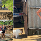 El desbordamiento del río Mosca puso en aprietos a muchas familias en Calceta.