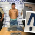 Las evidencias encontradas en pode del presunto sicario.